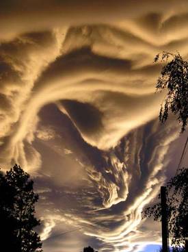 Un asperatus en Nouvelle-Zlande (Ile du Sud). Source : Cloud Appreciation Society / Tanis Danielson